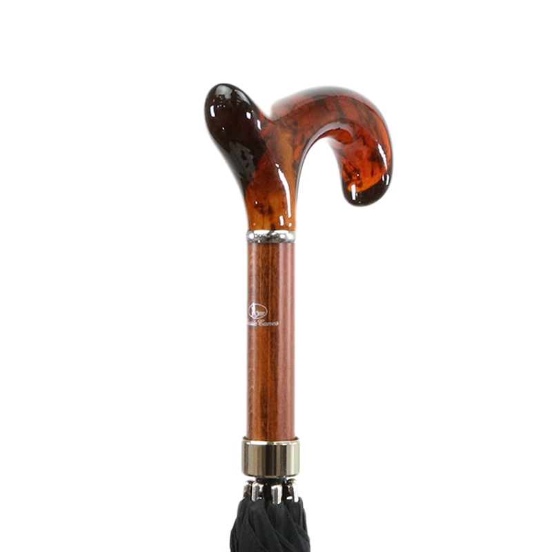 Imitation Amber Derby Walking Umbrella